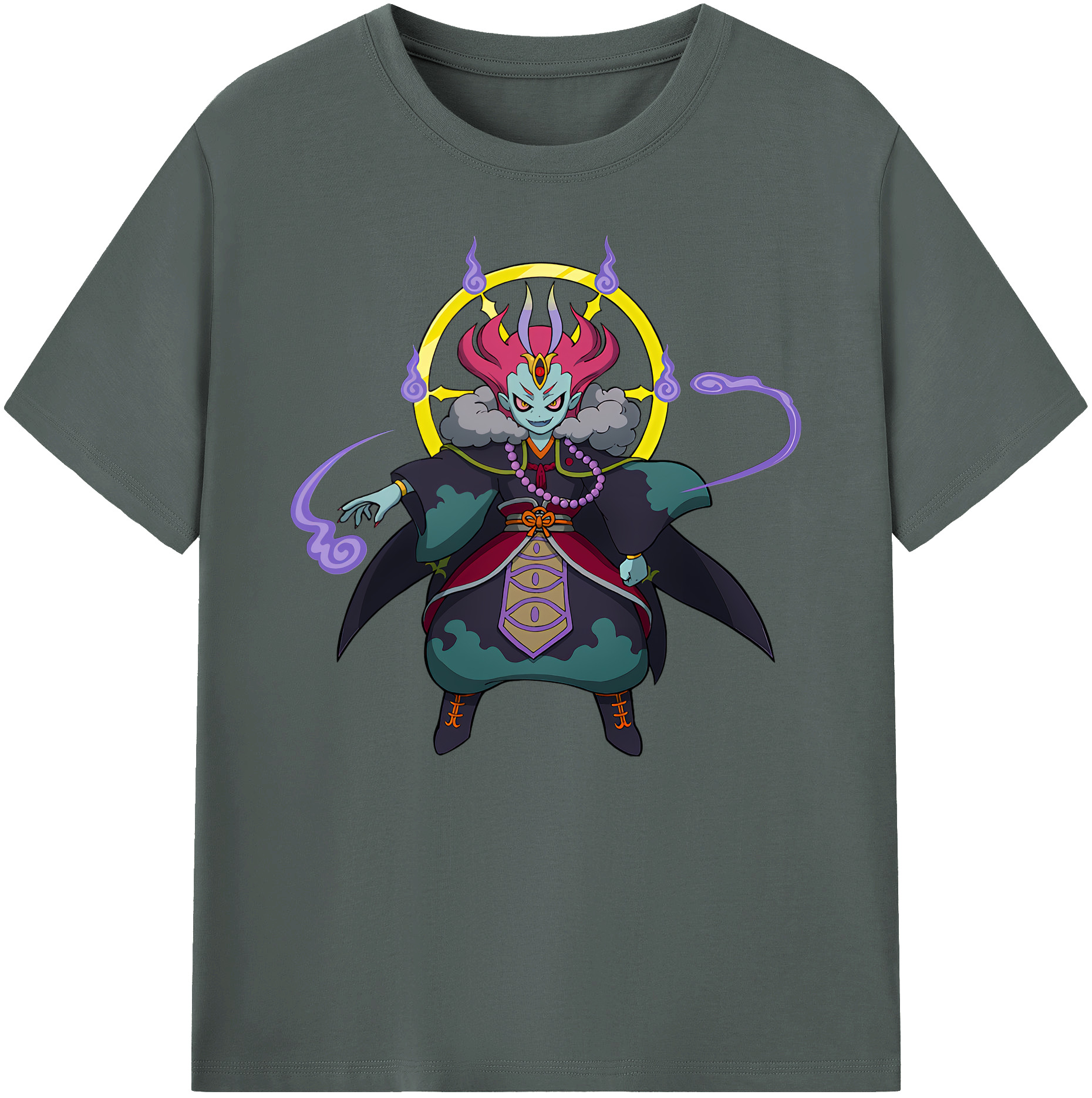 （画像用） 妖怪ウォッチ Yo-kai Watch 綿100％ メンズ半袖Tシャツ｜肌触りやわらか＆通気性